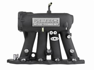 Honda Civic Intake Manifold - Skunk2 Racing - Pro Series Black Series, 70mm TB Opening (port-match to 74mm) - Black - `99-`00